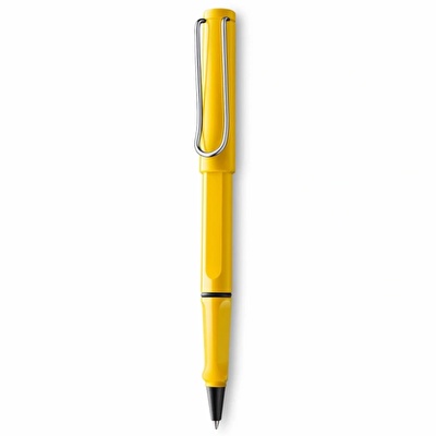 LAMY Safari Roller Kalem Metal Siyah Klips Sarı